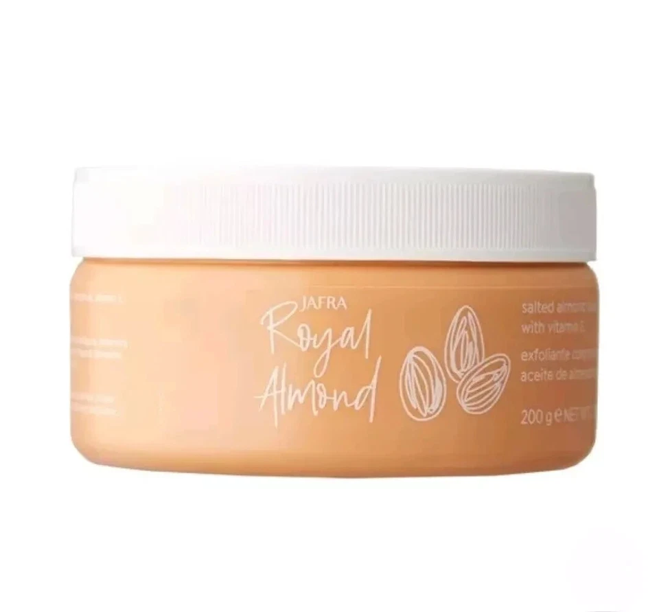 Exfoliante corporal Jafra Royal Almendra Salada Vitamina E 200 g 7,05 oz NUEVO Foto 1 de 4