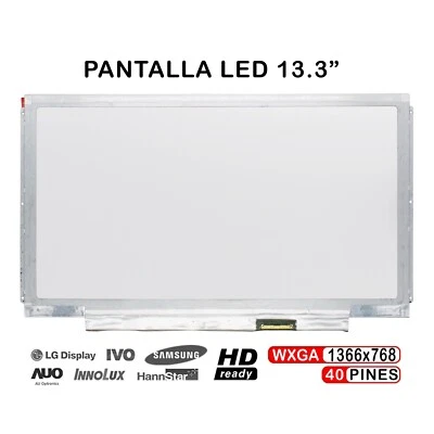 VER DESCR. PANTALLA LED DE 13.3" PARA PORTÁTIL LTN133AT16-302 DISPLAY