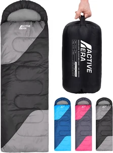 Schlafsack Winter Sommer Outdoor - Für bis zu 0°C bis 15°C Deckenschlafsack groß - Bild 1 von 8
