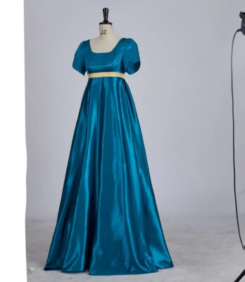 Mujeres Vestido de satén Regency Bridgerton Disfraz con disfraces Foto 1 de 4