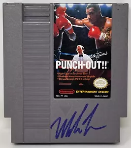 MIKE TYSON Signed PUNCH OUT Nintendo NES Boxing Video Game ITP PSA/DNA COA - Picture 1 of 8