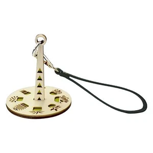Wrist Yarn Holder with Wrist Strap Rack Stand Wood Minder for Crafting Knitting - Picture 1 of 5