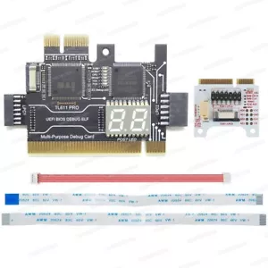 Tarjeta de diagnóstico TL611-Pro + MINI PCIE + A-DEBUG placa base PCI de escritorio PCI-e LPC - Imagen 1 de 5