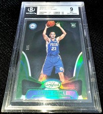 LANDRY SHAMET 18-19 CERTIFIED MIRROR EMERALD GREEN ROOKIE RC WIZARDS 3/5 BGS 9