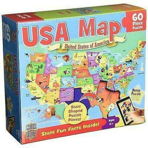 MasterPieces USA Map Jigsaw (0705988112072)