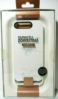 Duracell Powermat Wireless Charging Case for iPhone 5 White - Image 1 of 2