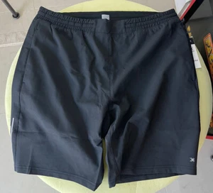 Kenneth Cole Active Men's Tech Short 7" Inseam Black Stretch Mens Size XL - Picture 1 of 6