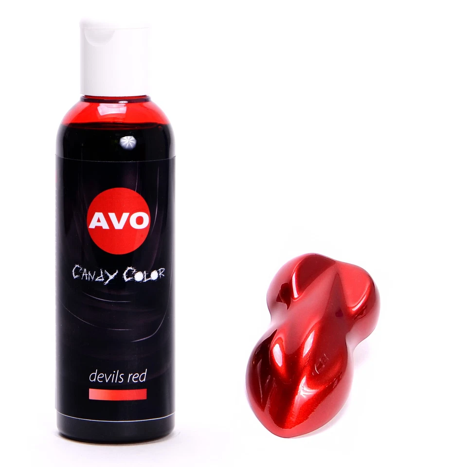 Candy Color Effektlack Devils Red Lasur Tinte Effekt 200ml AVO A08072