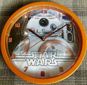 Star Wars BB8 Wall Clock 25cm Diameter - Picture 1 of 4