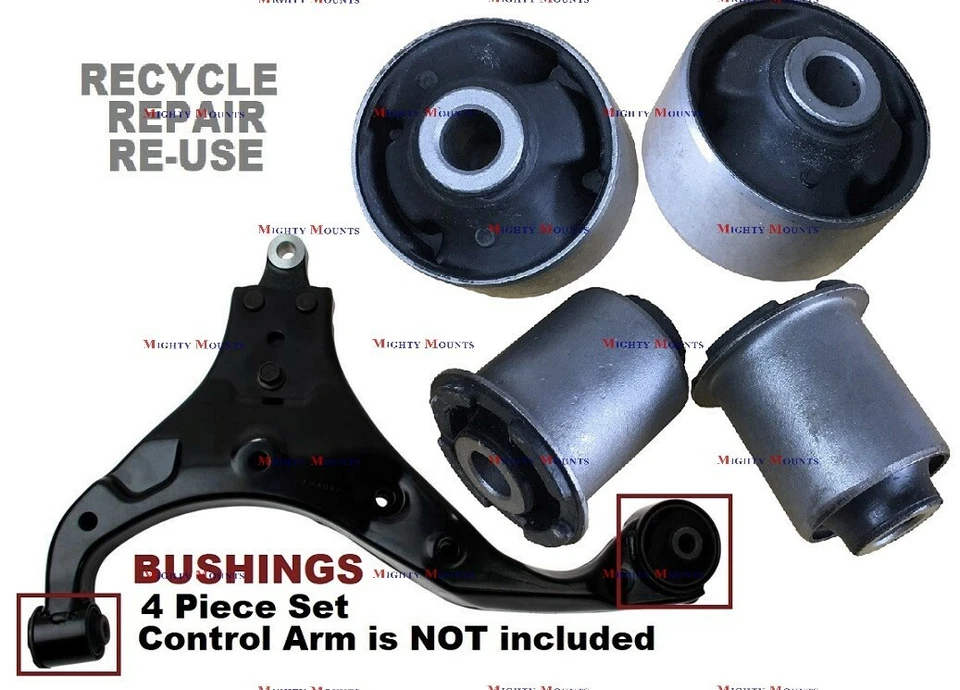 MPP050 4pc Bushing Set Fits 2005 - 2009 Kia Sportage Hyun Tucson Front Lower ARM - Image 1 of 1