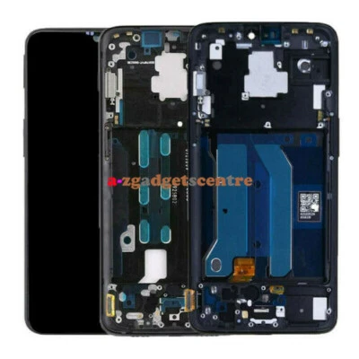 For OnePlus 6/OnePlus 6T LCD Display Glass Touch Screen Digitizer±Frame Assembly - Image 1 of 3