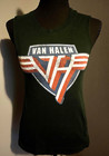 Rare Licensed Sleeveless Van Halen Navy Ladies/Juniors Tank Top, Large