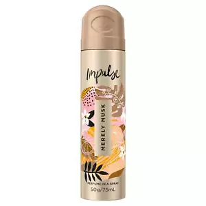Impulse Women Body Spray Aerosol Deodorant Merely Musk 75ml - Picture 1 of 3