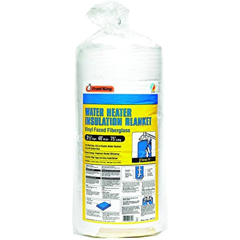Frost King SP57/11C всесезонный водонагреватель изоляционное одеяло, 3 дюйма толщина x 48 дюймов x - Изображение 1 из 1