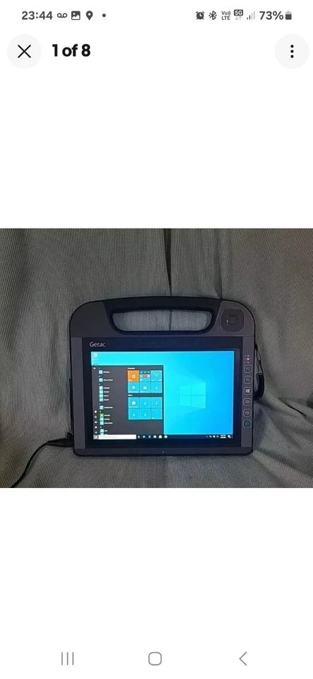 Getac RX10 Professional Tablet WITH DRIVERS Intel M 8GB RAM 128GB SSD Win 10 #3 - Image 1 of 4