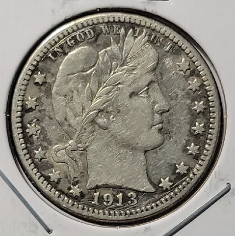 1913-D Barber quarter Cover