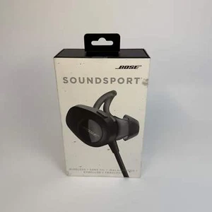 New Bose SoundSport In-Ear Noise Cancelling Bluetooth Earbuds Black 761529-0010 - Picture 1 of 1