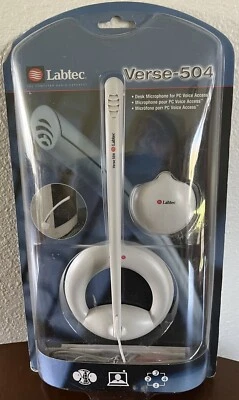 Desk Microphone For PC Voice Access, NIB, Chat, Video Conferencing - Image 1 of 3