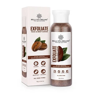 Organic Exfoliate Coffee Scrub for Face & Body | Blackhead Remover | 75gm - Picture 1 of 8