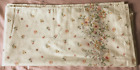 Vintage DORMA Country Diary Cream/Floral Polycotton Double Flat Sheet Unused