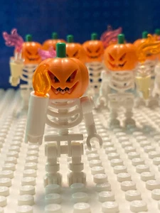 NEW LEGO SKELETON halloween minifig minifigure SET of 5 Skeleton Army StartsHere - Picture 1 of 18