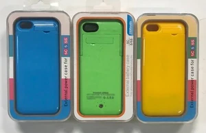 External Battery 2200 mAh Double Battery Life kickstand case for Iphone 5C/5/5S - Picture 1 of 5