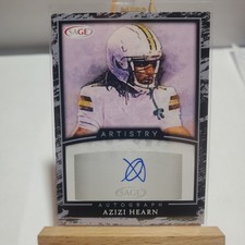 Azizi Hearn 2022 SAGE Artistry Auto Rookie Autograph RC