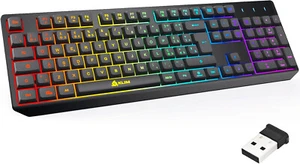 KLIM Chroma Wireless Italian Keyboard - Slim Durable Ergonomic + Key... - Picture 1 of 7