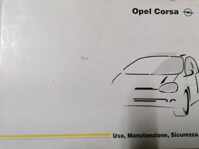 Opel Corsa 1998 libretto istruzioni manuale uso e manutenzione - Immagine 1 di 3
