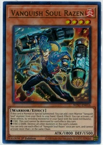 YuGiOh Vanquish Soul Razen Collector's  1st Edition Wild Survivors WISU-EN016 - Picture 1 of 1
