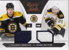 2010-11 Panini Luxury Suite Dual Jersey #78 - NATHAN HORTON & MARK RECCHI /599