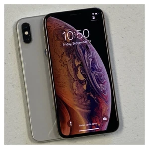 Apple iPhone XS 256GB 64GB Unlocked/Verizon/T-Mobile/Spectrum -Silver Gray- iOS - Afbeelding 1 van 8