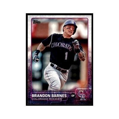 Brandon Barnes 2015 Topps #492 Baseball Cards Baseball Card NM - Image 1 of 3