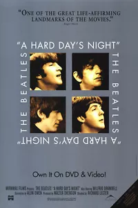A Hard Day's Night Movie Poster 26x40 S/S The Beatles John Paul George Ringo - Picture 1 of 1