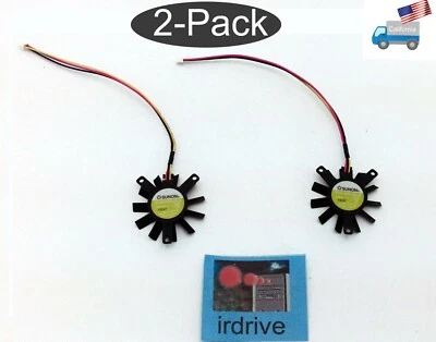 2-pack: Sunon GC054006VH-8 CB.M ZP CLE 3pin 5V DC 0.5W Frameless UL Cooling Fans - Image 1 of 4