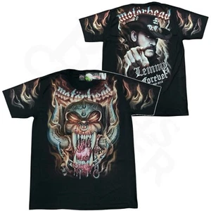 Rock@Tees Motorhead T-Shirt Men's XL All Over Print Lemmy Glow In The Dark Band - Picture 1 of 21