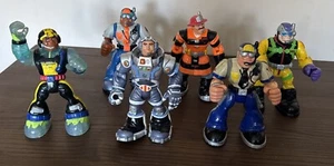 Vintage Rescue Heroes Fisher Price Bundle Figures - Used Condition X6 - Picture 1 of 24