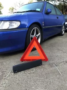 Saab Hazard Warning Triangle, Genuine for Saab 900, Saab 9000, Saab 9-3 Saab 9-5 - Picture 1 of 4