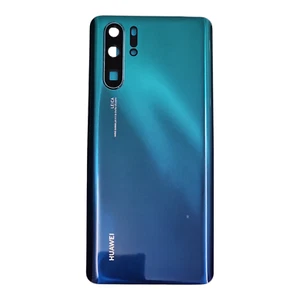 Para Huawei P30 pro tapa de la batería cubierta trasera azul azul lente de vidrio de cámara con pegamento - Imagen 1 de 2