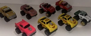 Micro Machine Tuff Trax Monster Truck Lot (8) Square Body Chevy - Picture 1 of 11