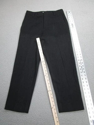 Pantalones Vince para mujer 6 negros mezcla de lana pierna recta vestido pantalones de trabajo pantalones Foto 1 de 4