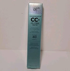IT Cosmetics Your Skin But Better CC + Oil Free MATTE SPF 40 Color: RICH - NEW - Picture 1 of 3