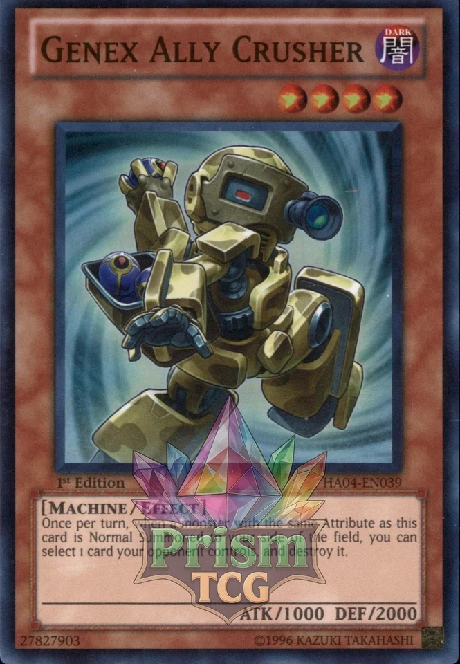 1st ed Genex Ally Crusher super rare HA04-EN039 Yugioh - Image 1 of 1