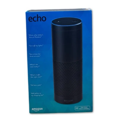 Amazon Echo Plus (1st Generation) Smart Speaker – Black – Alexa Voice Control - Image 1 of 4