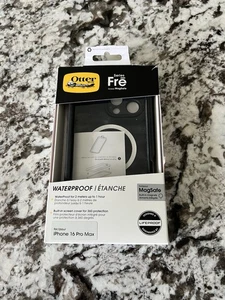 Coque OtterBox iPhone 16 pro max série gratuite - Noir - Photo 1 sur 4