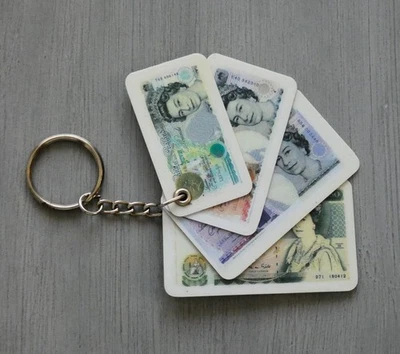 porte clé repro 4 billets bank of England - Photo 1/3