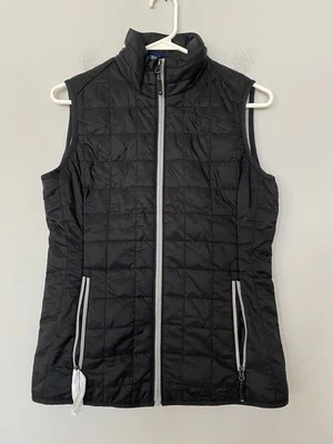 NWT Cutter & Buck Women's Black Full Zip Quilted Primaloft Puffer Vest Size XS - Image 1 of 4