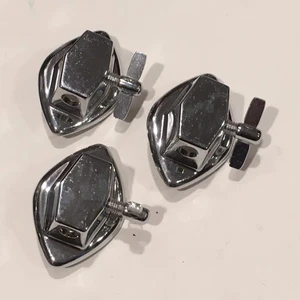 3 Vintage Pearl Style FT Floor Tom Bass Drum Halterung Bein Halterungen Montageplatten - Bild 1 von 11