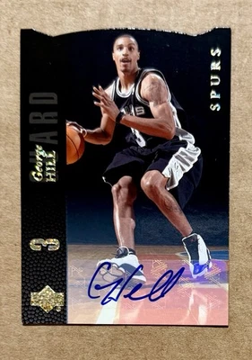 2008-09 Upper Deck Lineage George Hill #220 troquelados autógrafos novato Foto 1 de 2