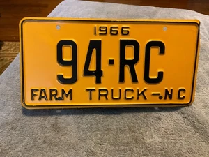 1966 North Carolina Farm Truck targa bassa # 94 RC buone condizioni - Foto 1 di 4